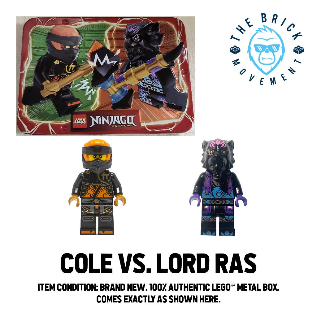 LEGO NINJAGO Cole vs. Lord Ras Metal Box
