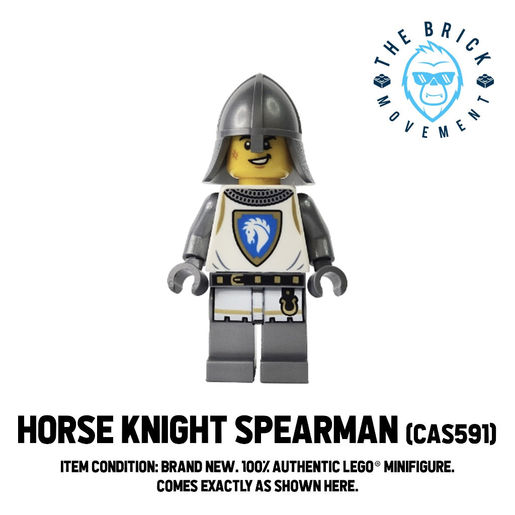 LEGO CASTLE Horse Knight Spearman Minifigure
