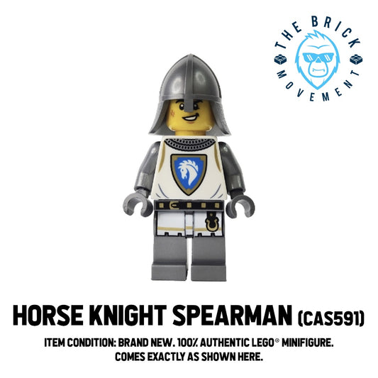 LEGO CASTLE Horse Knight Spearman Minifigure