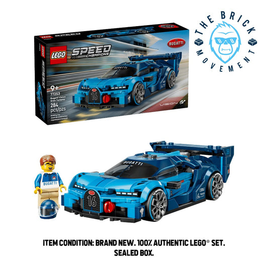 LEGO SPEED CHAMPIONS 77253 Bugatti Vision GT Hyper Sports Car Set