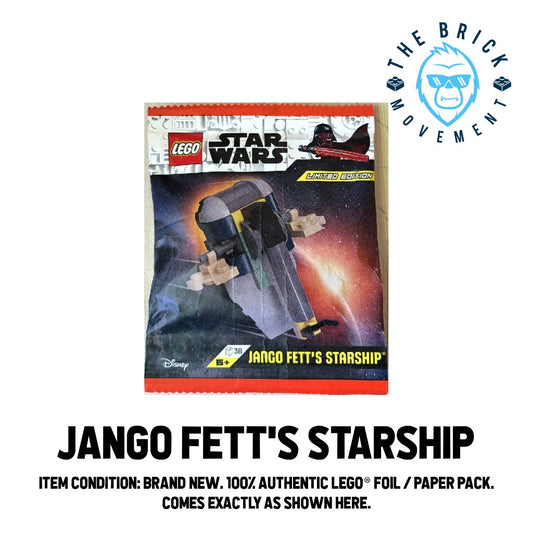 LEGO STAR WARS Jango Fett's Starship Foil / Paper Pack