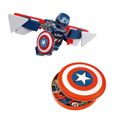 MVSUPERHEROES Captain Americal Metal Box