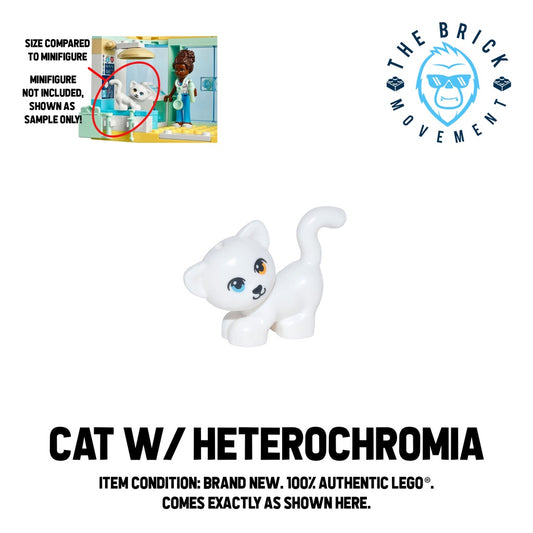 LEGO ACCESSORIES - ANIMAL - Cat (Heterochromia)