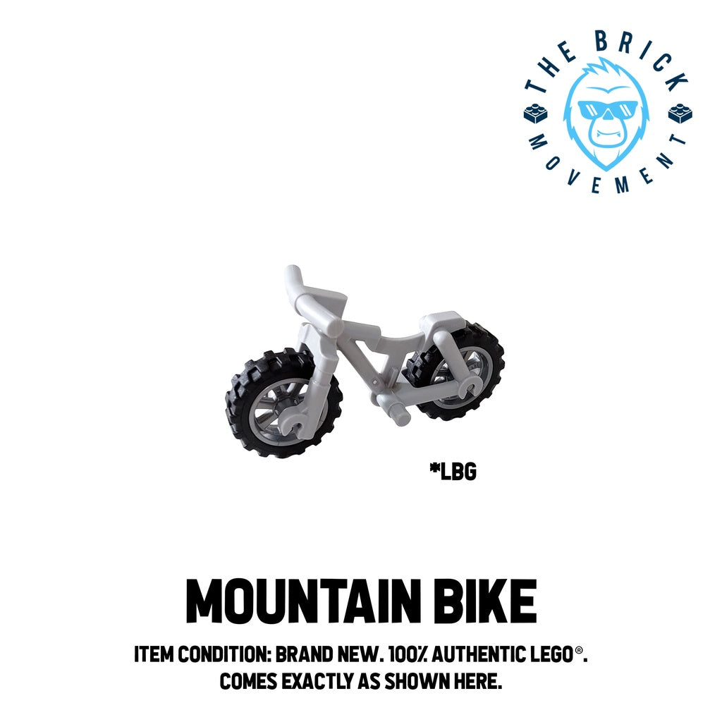 LEGO ACCESSORIES - BICYCLE - Mountain Bike (Light Bluish Gray)