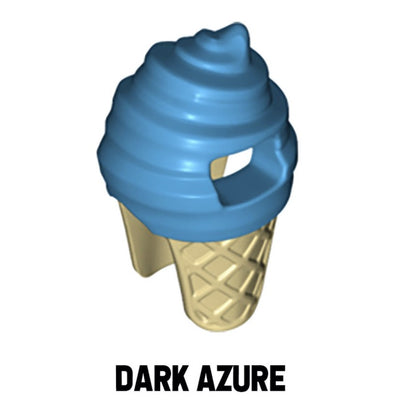 LEGO ACCESSORIES - MINIFIGURE HEADGEAR - Ice Cream Cone