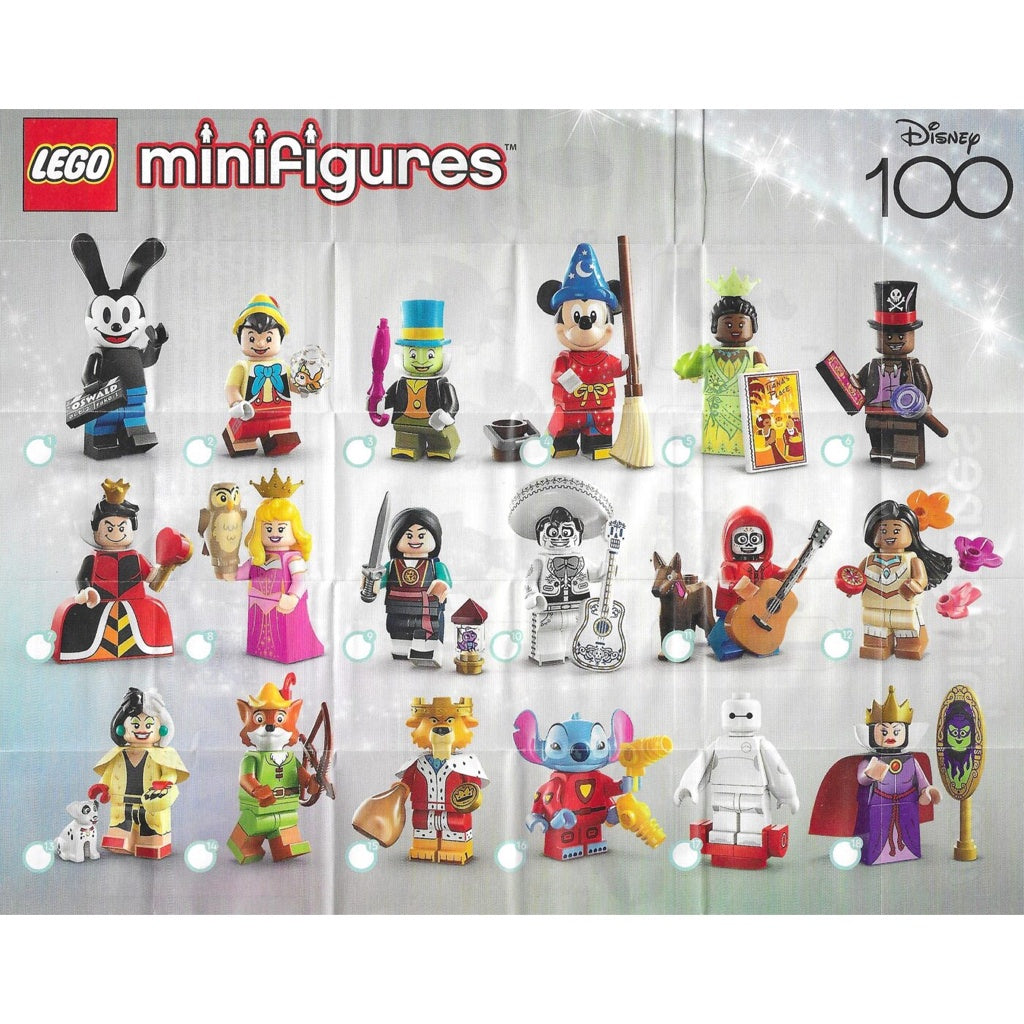 LEGO Collectible Minifigure Series DISNEY 100: Single Character Minifigure