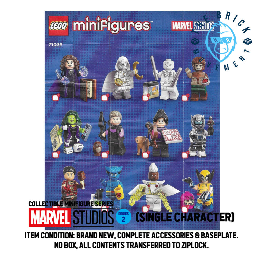 LEGO Collectible Minfigure Series Marvel Studios Series 2: Single Character Minifigure