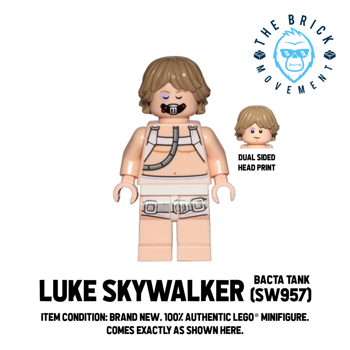 LEGO STAR WARS Luke Skywalker Bacta Tank Minifigure