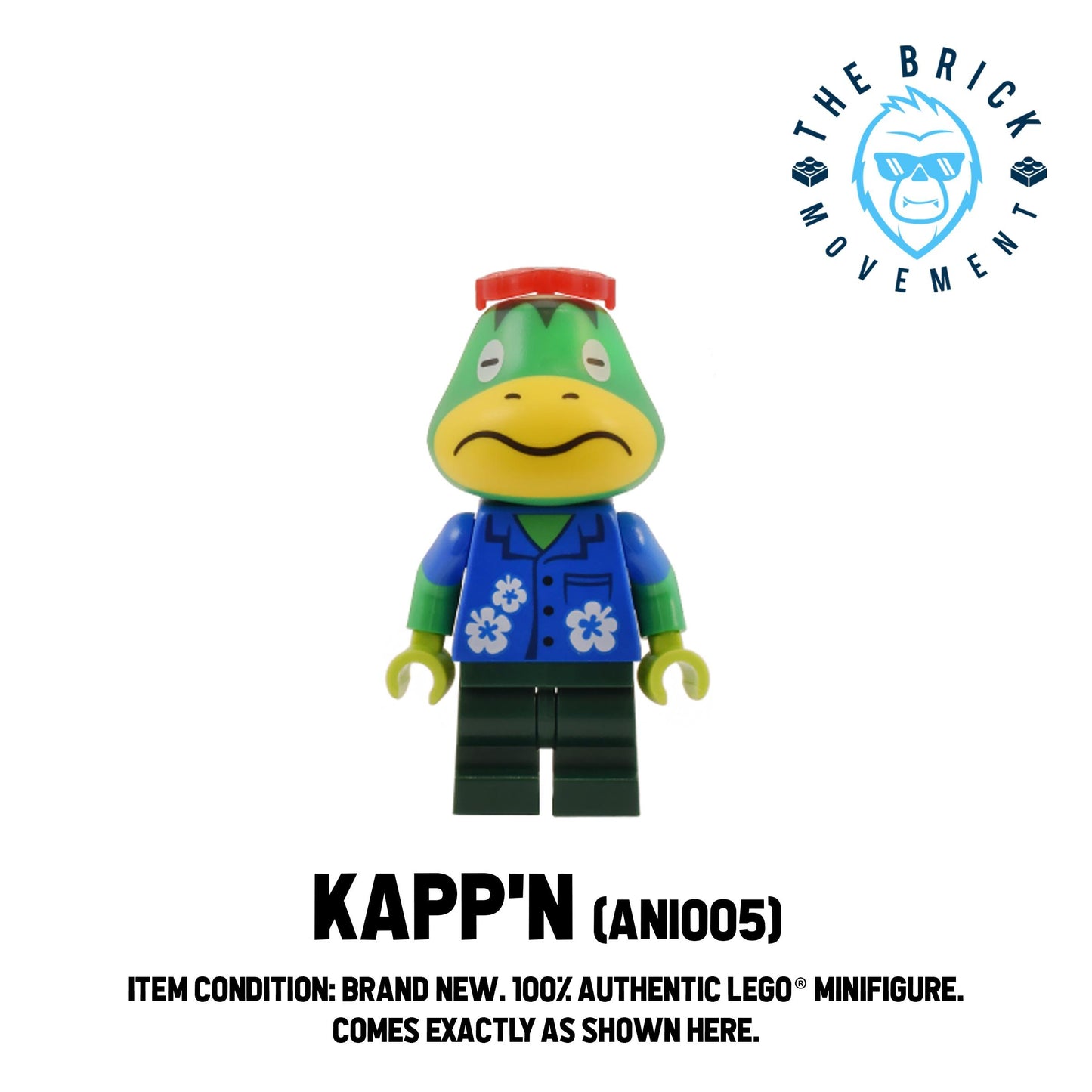 LEGO ANIMAL CROSSING Kapp'n Minifigure