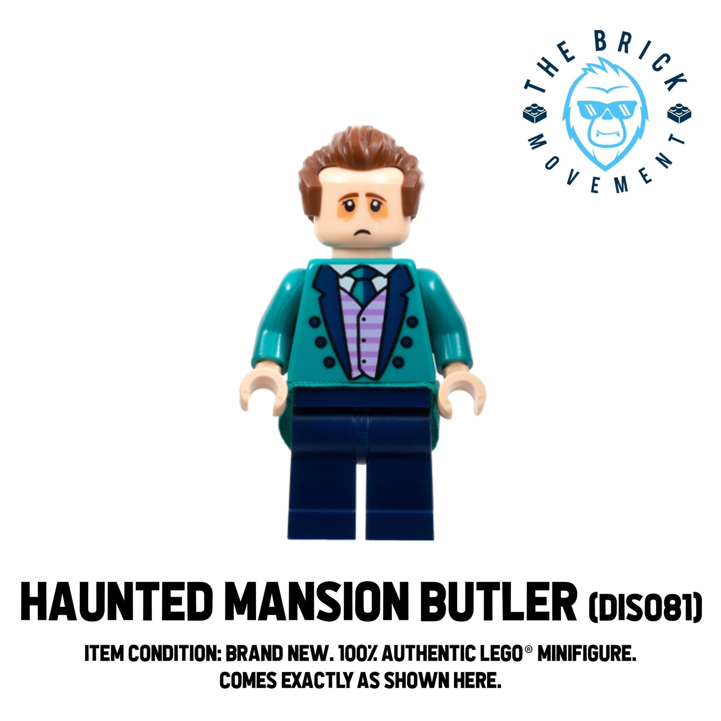 LEGO DISNEY The Haunted Mansion Butler Minifigure