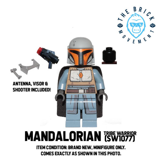 LEGO STAR WARS Mandalorian Tribe Warrior Minifigure