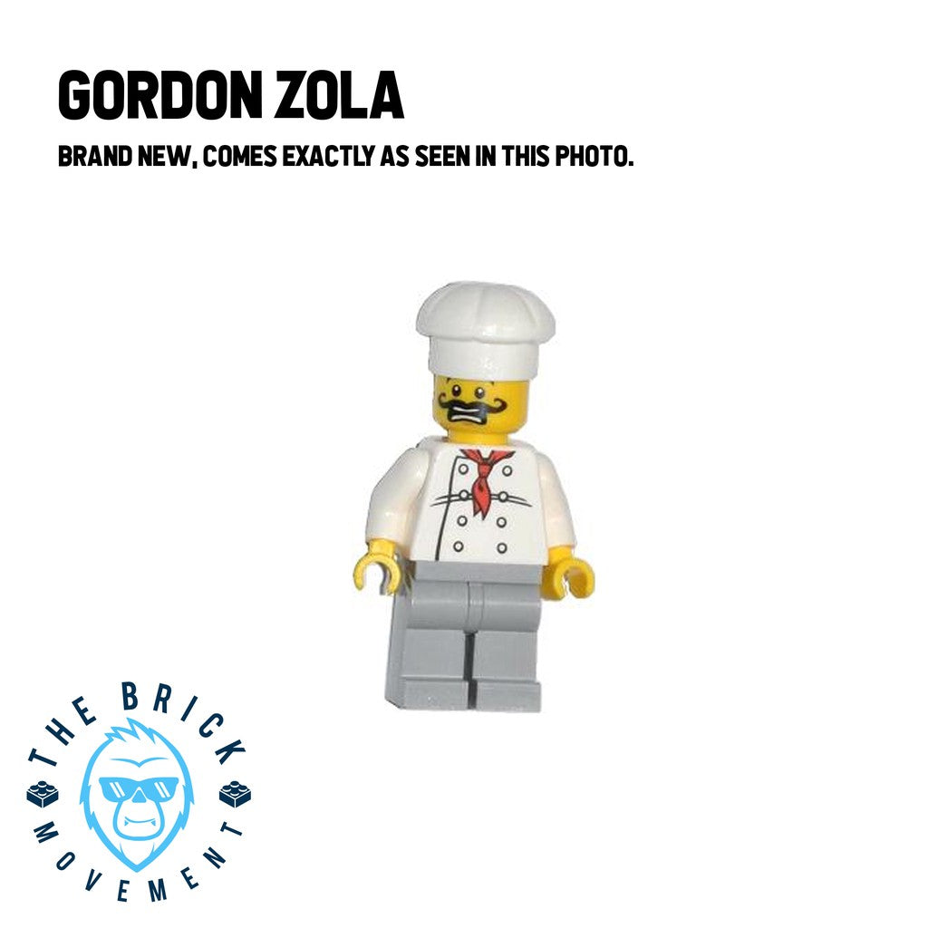 LEGO THE LEGO MOVIE Chef Gordon Zola Minifigure