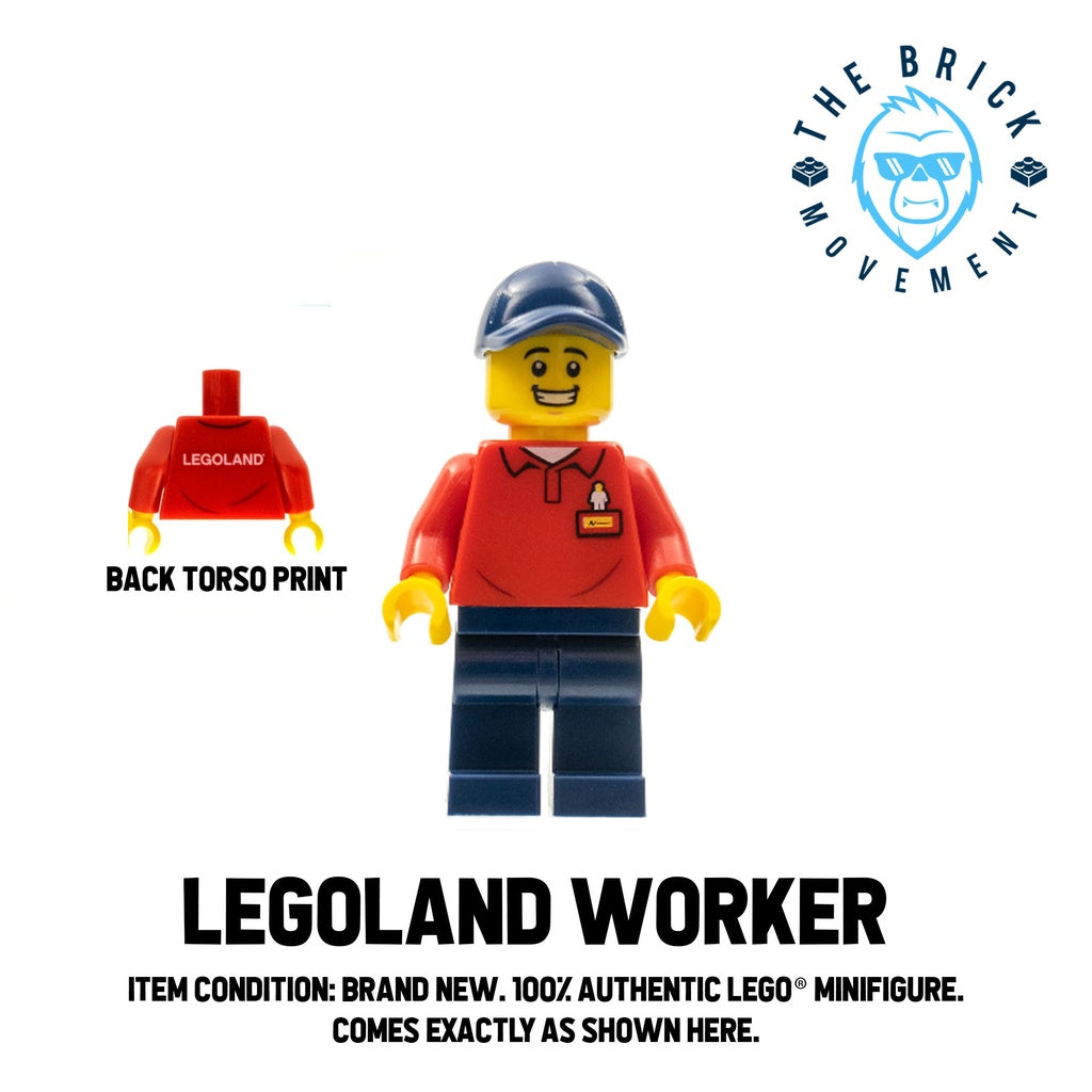 LEGO Legoland Worker Minifigure