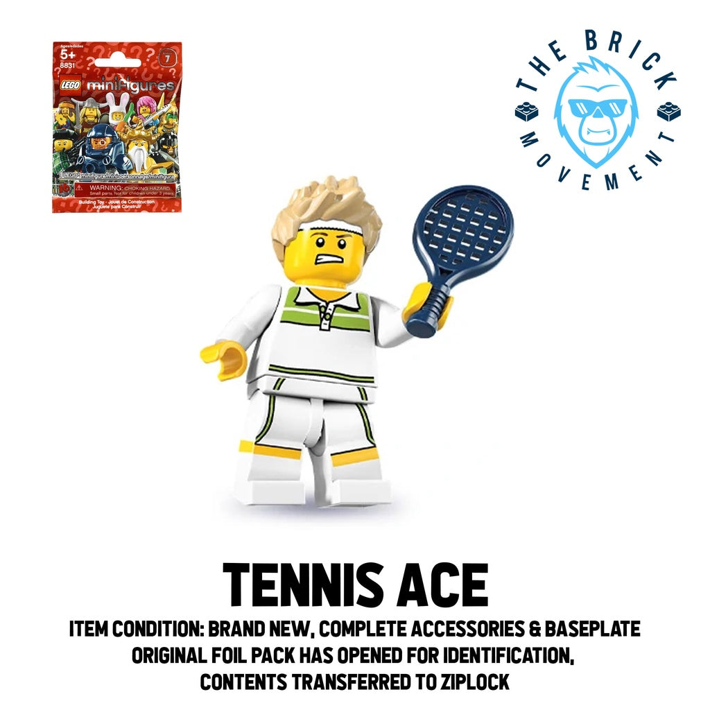 LEGO Collectible Minifigure Series 7:  Tennis Ace Minifigure