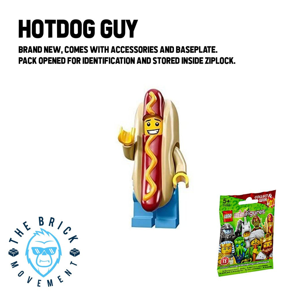 LEGO Collectible Minifigure Series 13: Hotdog Guy Minifigure