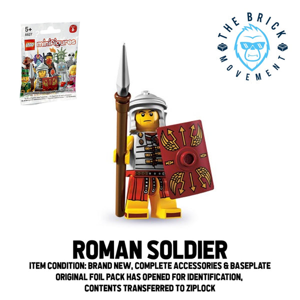 LEGO Collectible Minifigure Series 6: Roman Soldier Minifigure – The ...