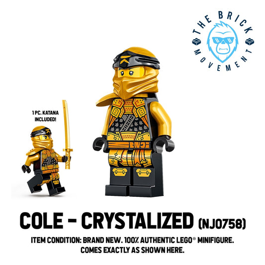 LEGO NINJAGO Cole (Crystalized) Minifigure