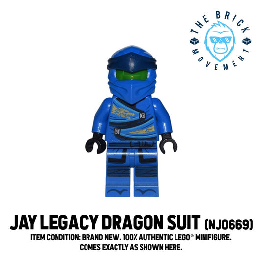 LEGO NINJAGO Jay Legacy Dragon Suit Minifigure