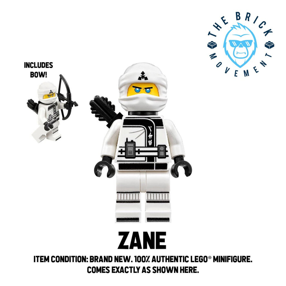 LEGO NINJAGO Zane Minifigure – The Brick Movement