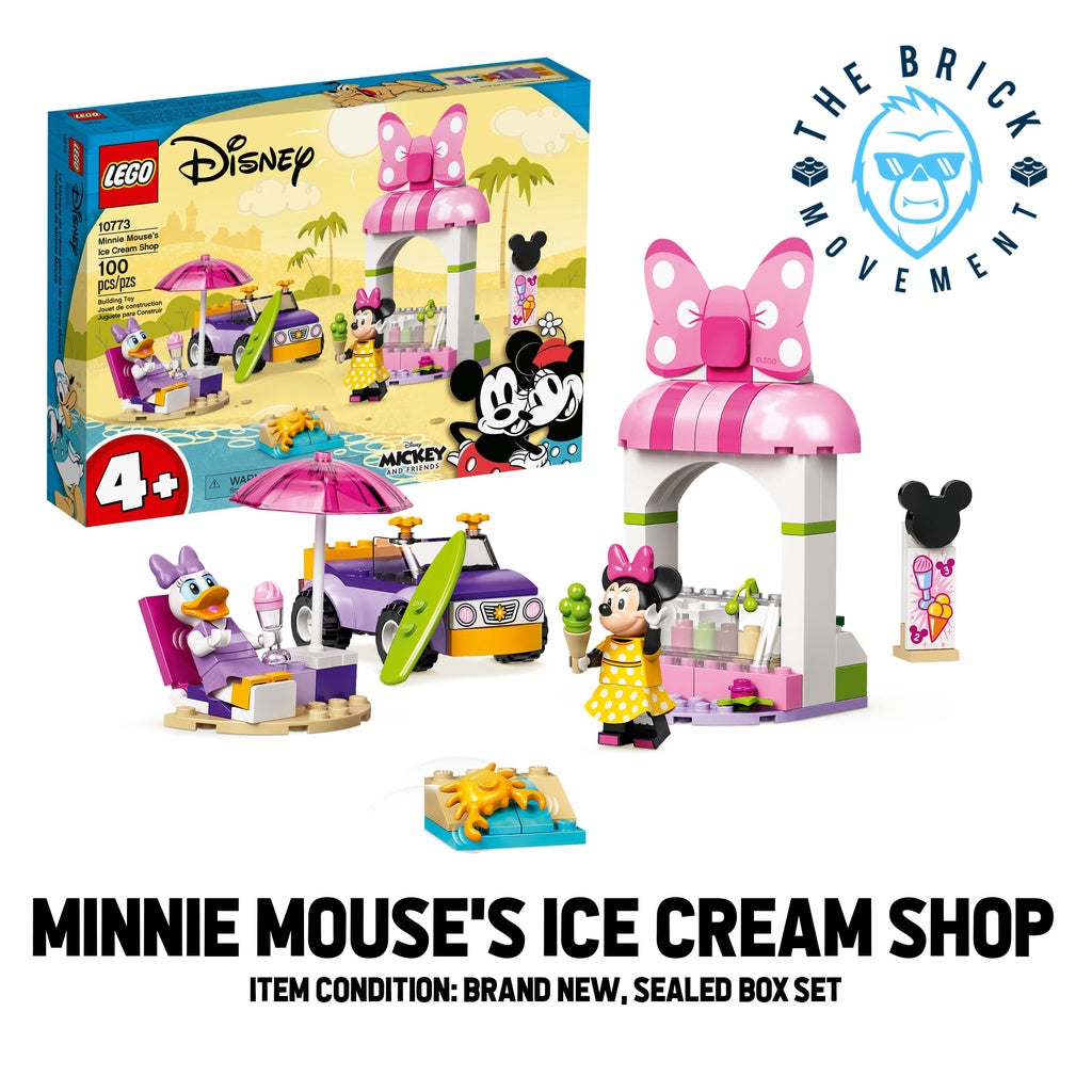 LEGO DISNEY 10773 Minnie Mouse's Ice Cream Shop Set