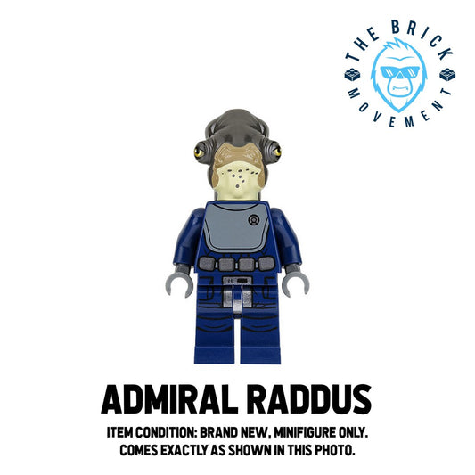 LEGO STAR WARS Admiral Raddus Minifigure