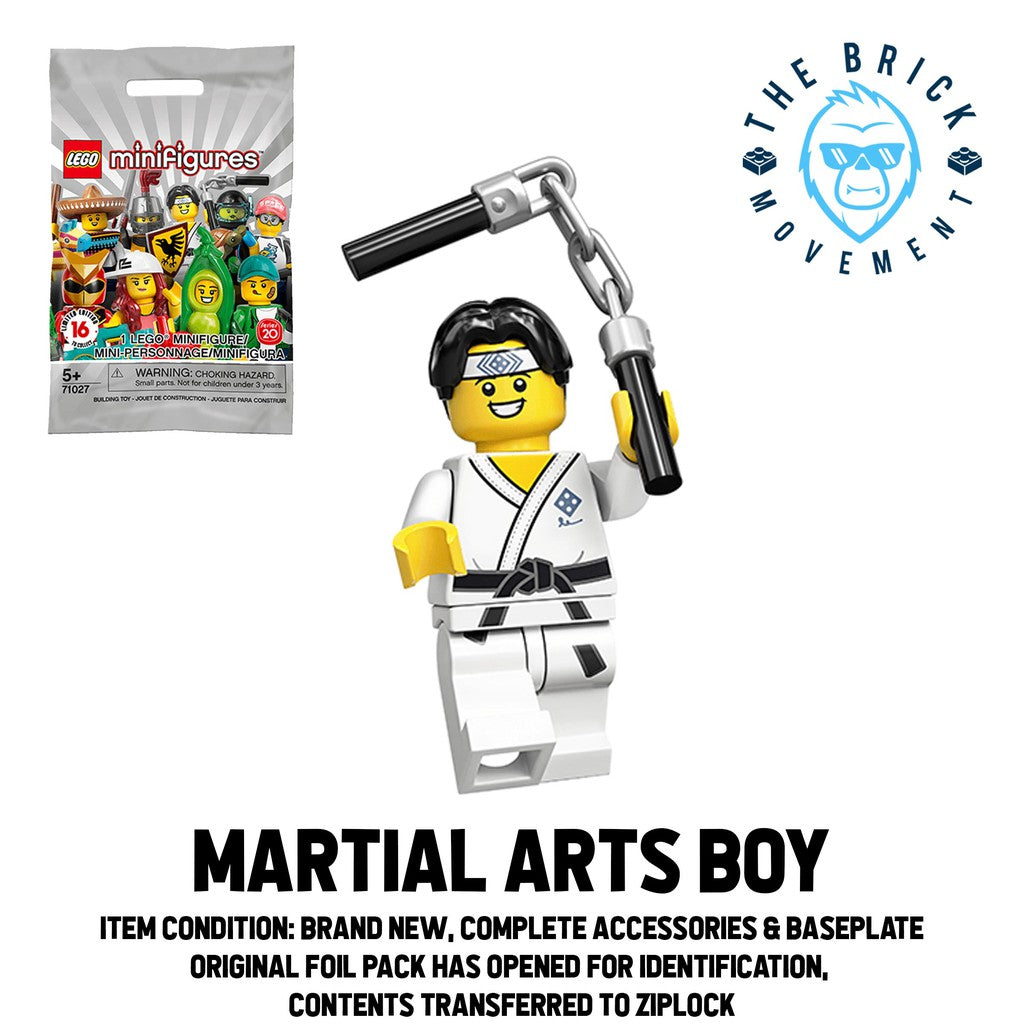 LEGO Collectible Minifigure Series 20: Martial Arts Boy Minifigure