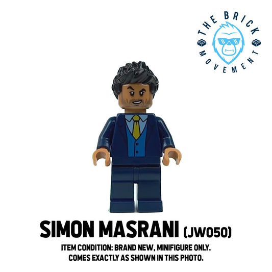 LEGO JURASSIC WORLD Simon Masrani Minifigure