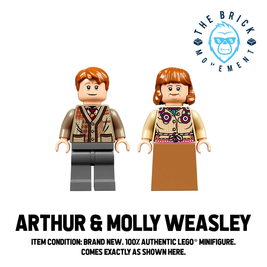 LEGO HARRY POTTER Arthur and Molly Weasley Minifigure