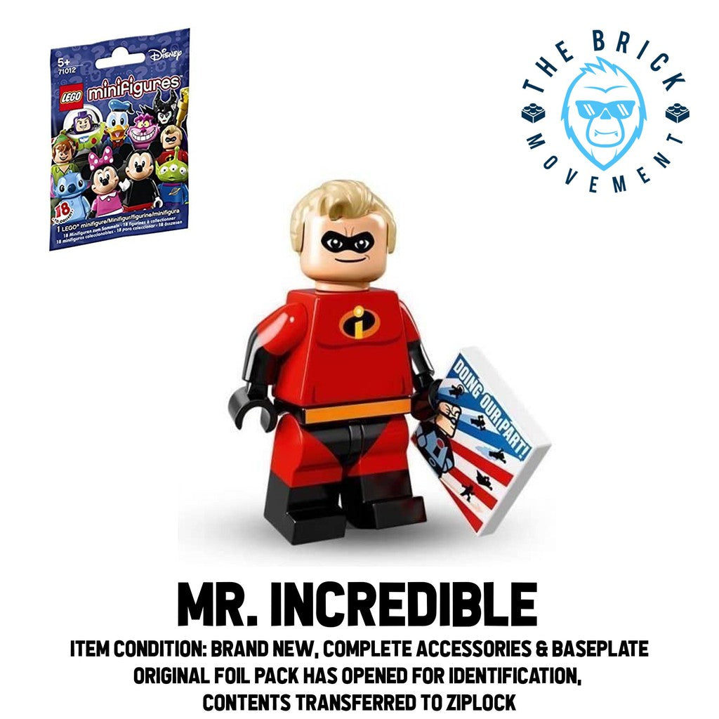 LEGO Collectible Minifigure Series DISNEY 1: Mr. Incredible Minifigure