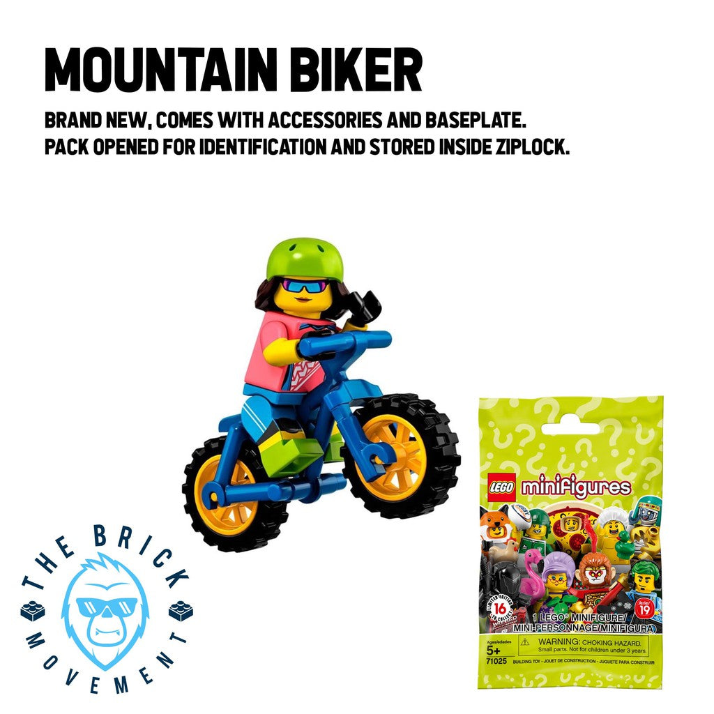 LEGO Collectible Minifigure Series 19: Mountain Biker Minifigure