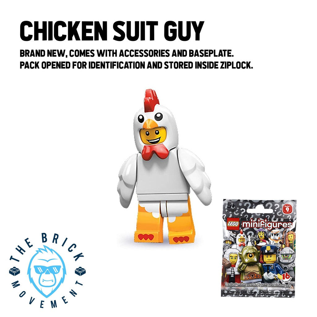 LEGO Collectible Minifigure Series 9:  Chicken Suit Guy Minifigure