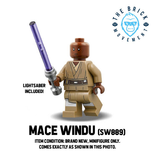 LEGO STAR WARS Mace Windu Minifigure