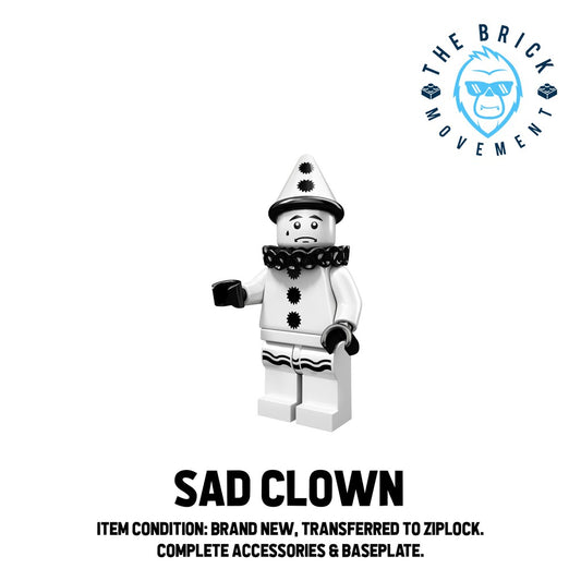 LEGO Collectible Minifigure Series 10: Sad Clown Minifigure