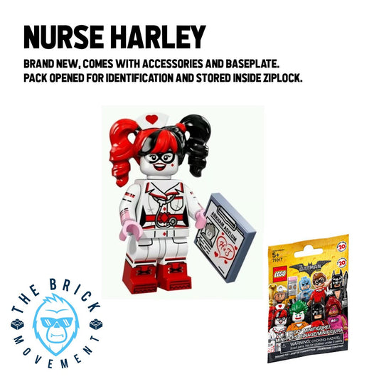 LEGO Collectible Minifigure Series THE LEGO BATMAN MOVIE: Nurse Harley Minifigure