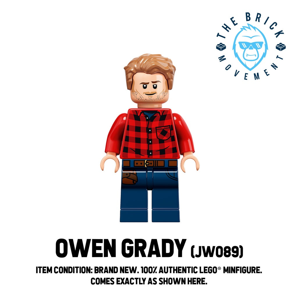 LEGO JURASSIC WORLD Owen Grady Minifigure