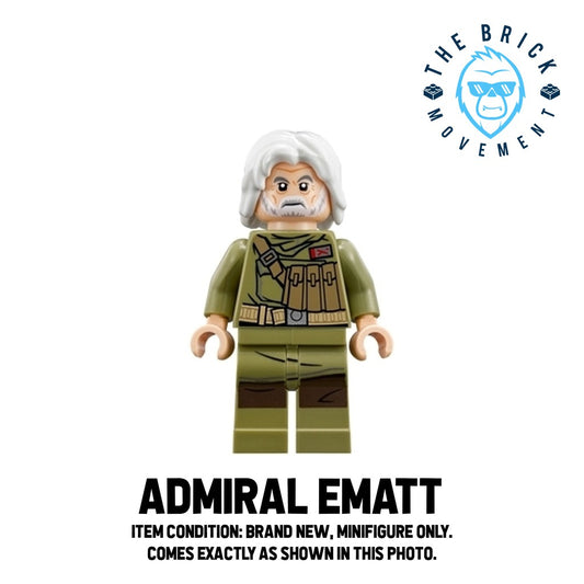 LEGO STAR WARS Admiral Ematt Minifigure