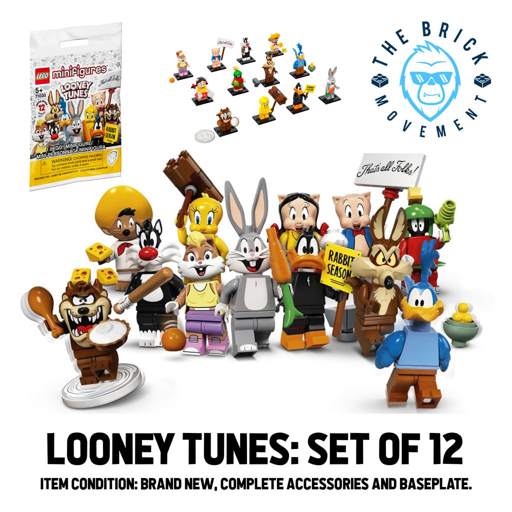 LEGO Collectible Minifigure Series LOONEY TUNES: Set of 12 Minifigures