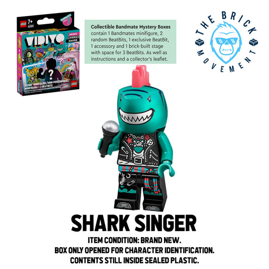 LEGO VIDIYO Bandmates Series 1: Shark Singer Minifigure