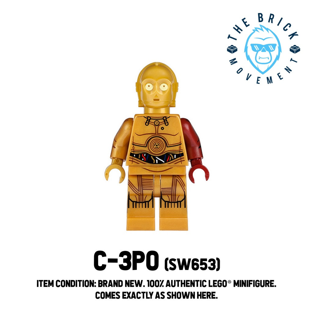 LEGO STAR WARS C-3PO Minifigure (Red Arm)