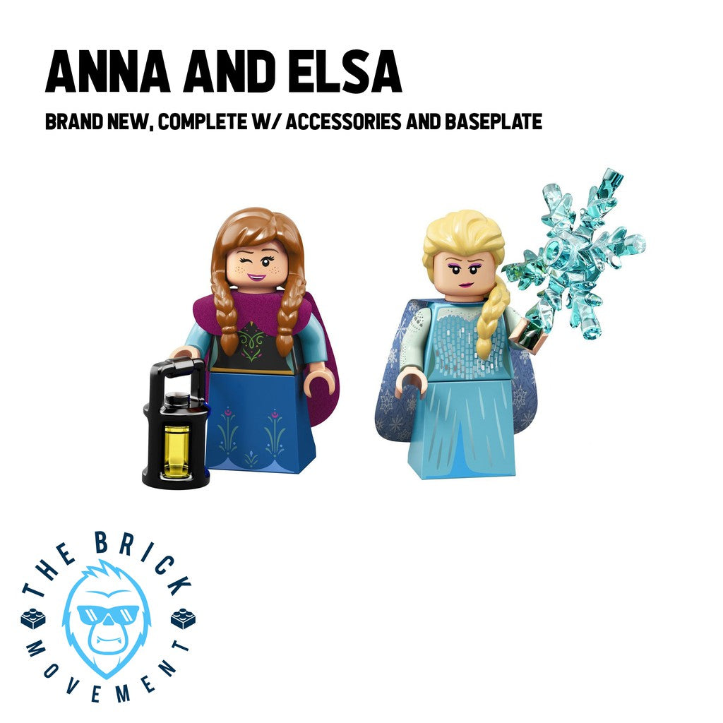 LEGO Collectible Minifigure Series DISNEY 2: Elsa and Anna Minifigures