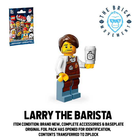 LEGO Collectible Minifigure Series THE LEGO MOVIE: Larry the Barista Minifigure