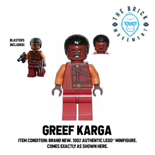 LEGO STAR WARS THE MANDALORIAN Greef Karga Minifigure