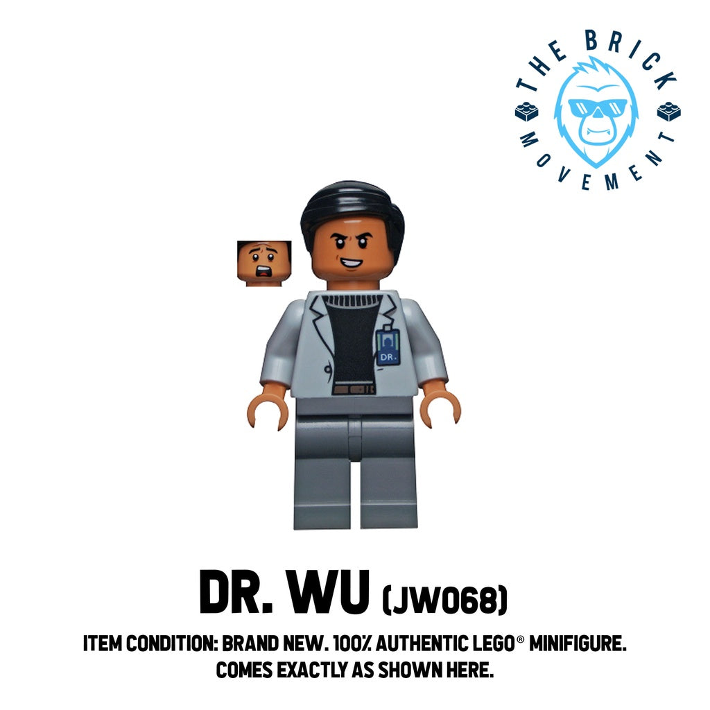 LEGO JURASSIC WORLD Dr. Wu Minifigure