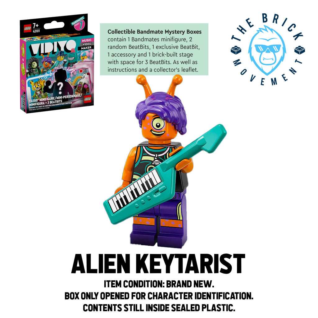 LEGO VIDIYO Bandmates Series 1: Alien Keytarist Minifigure