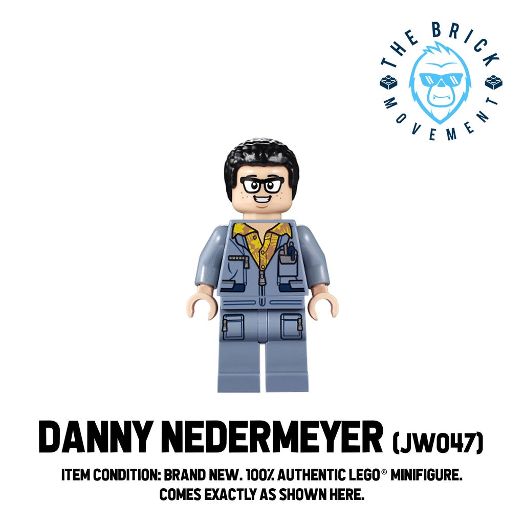 LEGO JURASSIC WORLD Danny Nedermeyer Minifigure