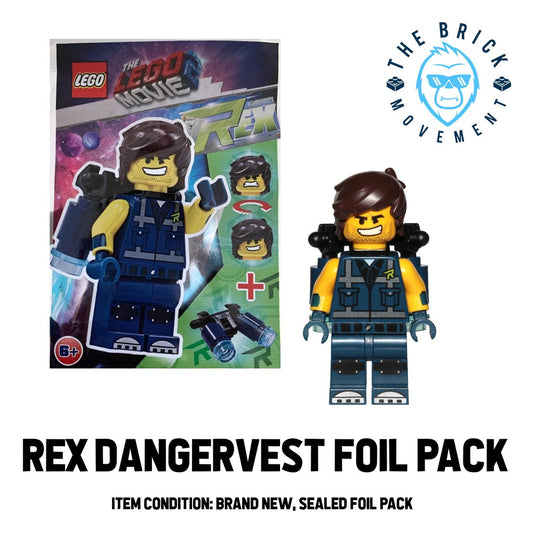 LEGO THE LEGO MOVIE 2 Rex Dangervest Foil Pack