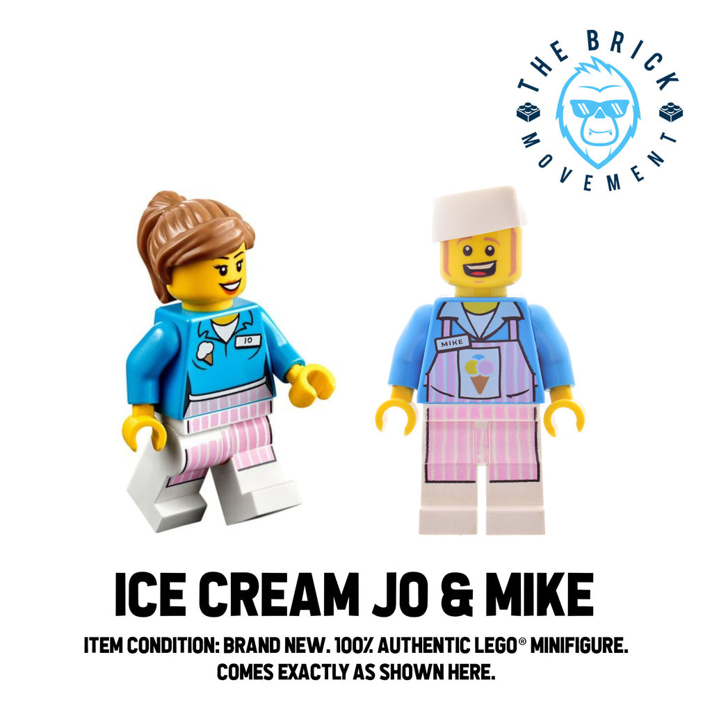 LEGO THE LEGO MOVIE Ice Cream Jo & Mike Minifigures