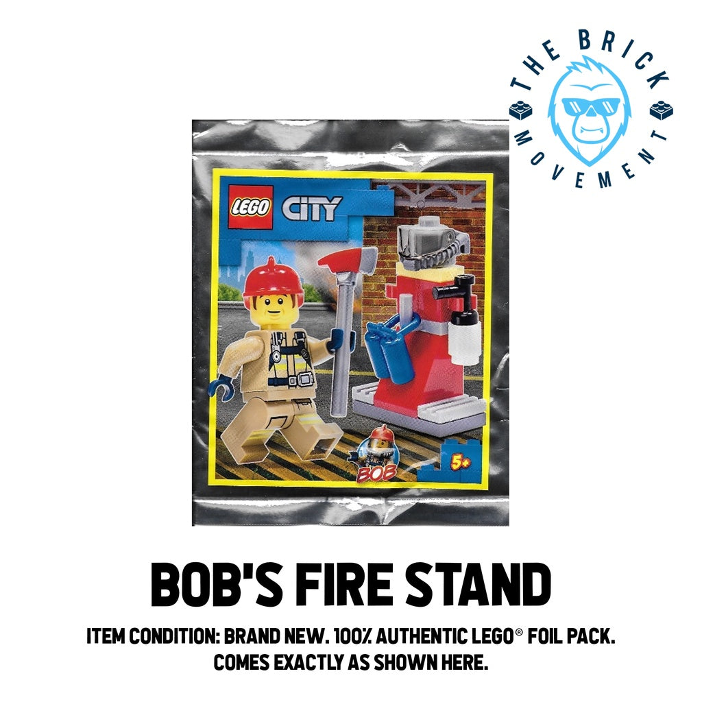 LEGO CITY Bob's Fire Stand Foil Pack