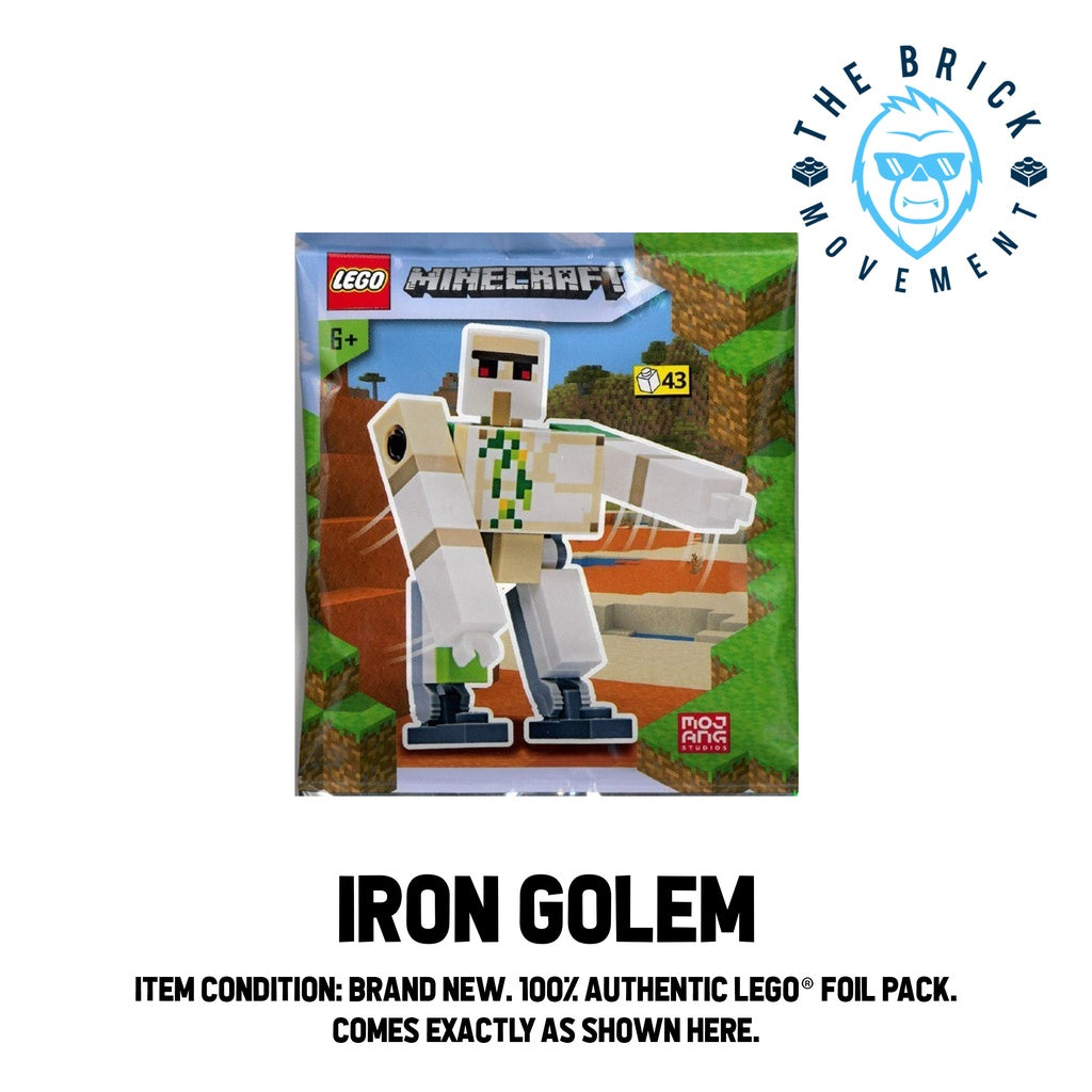 LEGO MINECRAFT Iron Golem Foil Pack