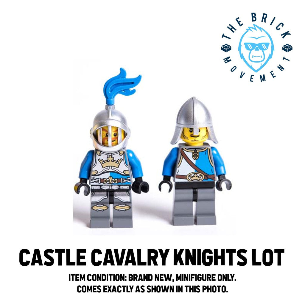 LEGO THE LEGO MOVIE Castle Cavalry Knights Minifigure Lot